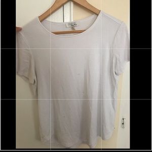 Plain basic white shirt